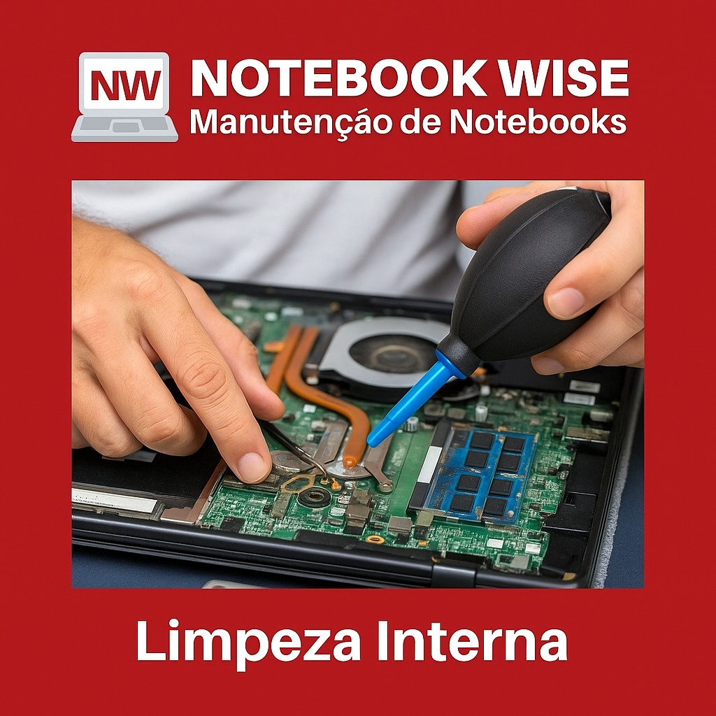 Limpeza Interna do Notebook